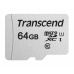 Karta TRANSCEND MicroSDXC 64GB 300S, UHS-I U1 + adaptér