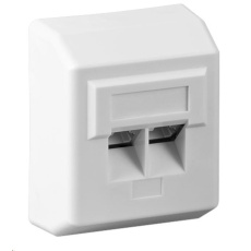 PREMIUMCORD Zásuvka 2xRJ45 pre sadrokartón, UTP Cat5e PREMIUMCORD Zásuvka 2xRJ45 pre sadrokartón, UTP Cat5e