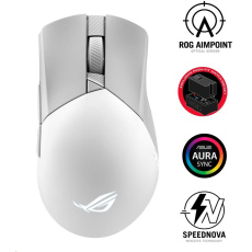 ASUS myš ROG GLADIUS III Wireless Aimpoint White (P711), RGB, Bluetooth, bílá ASUS myš ROG GLADIUS III Wireless Aimpoint White (P711), RGB, Bluetooth, bílá