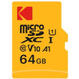 Kodak paměťová micro SD karta 64GB U1 V10 w/adapter