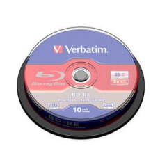 VERBATIM BD-RE SL(10-pack)Blu-Ray/vreteno/2x/25GB