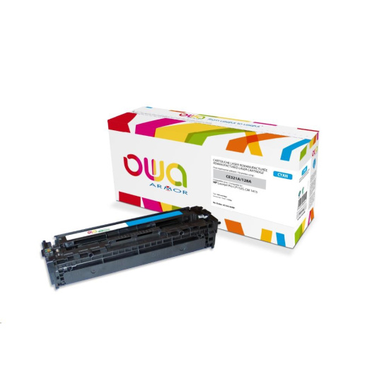 OWA Armor toner pre HP Laserjet Pro CP1525, 1300 strán, CE321A, modrá/cyan