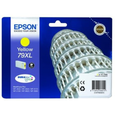 Atramentová kazeta EPSON série WF-5xxx "Pisa" 79 XL žltá (17,1 ml) Atramentová kazeta EPSON série WF-5xxx "Pisa" 79 XL žltá (17,1 ml)