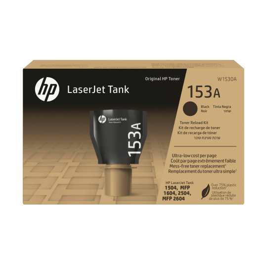 HP 153A Black Original LaserJet Tank Toner Reload Kit (W1530A) (2.500 pages) HP 153A Black Original LaserJet Tank Toner Reload Kit (W1530A) (2.500 pages)