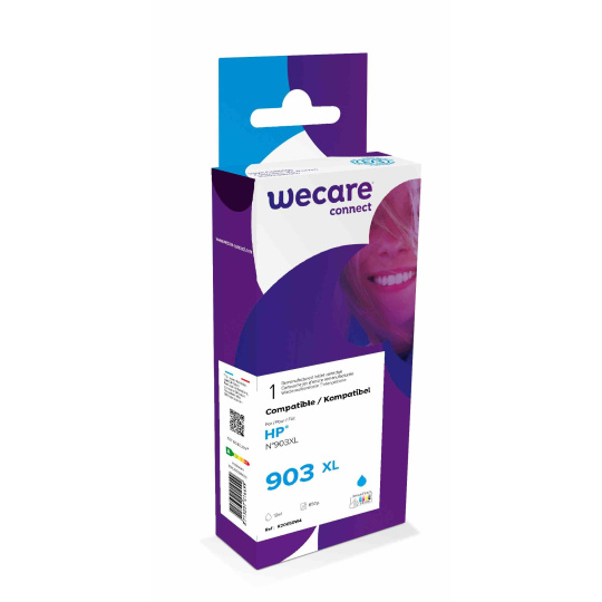 WECARE ARMOR cartridge pro HP Officejet Pro 6960, 6961, 6962, 6963, 6964 (T6M03AE), modrá/cyan, 12ml, 850str