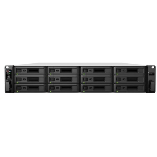 Synology RS3621xs+ RackStation (8C/XeonD-1541/2,1-2,7 GHz/8 GBRAM/12xSATA/2xUSB3.0/4xGbE/2x10GbE/2xPCIe)