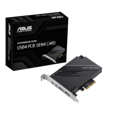 ASUS Rozšiřovací karta USB4 PCIe Gen4, PCIe 4.0 x4, 2x USB4 Typ-C, 2x DP