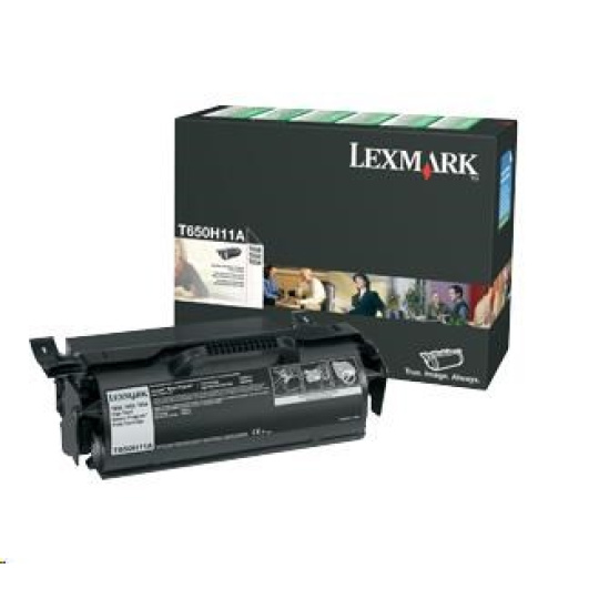 Čierny toner LEXMARK T650, T652, T654 z programu Lexmark Return