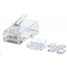 Intellinet konektor RJ45, Cat6, UTP, 50µ, drôt, 80 ks v balení