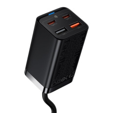 Baseus GaN3 Pro stolní rychlonabíjecí adaptér 2x USB-A, 2x Type-C 65W EU, černá Baseus GaN3 Pro stolní rychlonabíjecí adaptér 2x USB-A, 2x Type-C 65W EU, černá