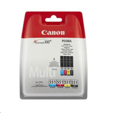 Canon CARTRIDGE CLI-551 C/M/Y/BK Multi Pack SEC Canon CARTRIDGE CLI-551 C/M/Y/BK Multi Pack SEC