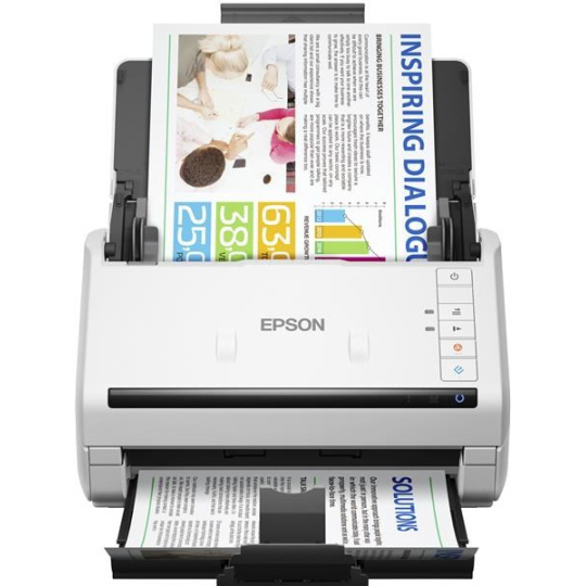 Skener EPSON WorkForce DS-770II, A4, 600x600 dpi, obojstranný, USB 3.0, Ethernet, ADF, 3 roky záruka po registrácii.