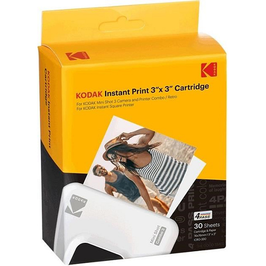 BAZAR - KODAK 4PASS All-in-one Cartridge (3x3") 30 listů - Poškozený obal (Komplet) BAZAR - KODAK 4PASS All-in-one Cartridge (3x3") 30 listů - Poškozený obal (Komplet)