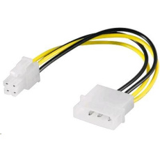 PREMIUMCORD Interný napájací kábel 1x 5,25" - 1x P4 4pin PREMIUMCORD Interný napájací kábel 1x 5,25" - 1x P4 4pin