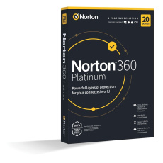 NORTON 360 PLATINUM 100 GB +VPN 1 používateľ pre 20 zariadení na 1 rok ESD NORTON 360 PLATINUM 100 GB +VPN 1 používateľ pre 20 zariadení na 1 rok ESD