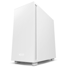 Skriňa NZXT H7 / ATX / 2x120 mm ventilátor / USB-C / 2x USB / sklenená bočnica / biela