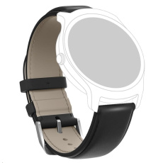 Ticwatch kožený řemínek (černá) Ticwatch kožený řemínek (černá)
