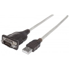 MANHATTAN Prevodník USB na sériový port (USB AM/DB9M, RS232), Polybag MANHATTAN Prevodník USB na sériový port (USB AM/DB9M, RS232), Polybag