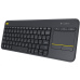 Logitech Wireless Keyboard Touch Unifying K400 Plus, CZ