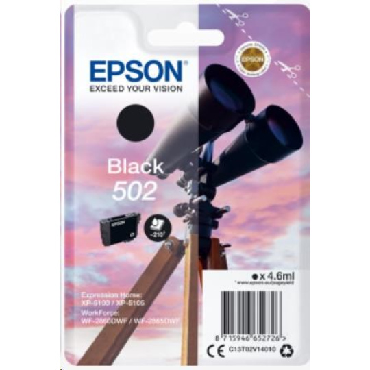 Čierny atrament EPSON Singlepack "Binoculars" Black 502