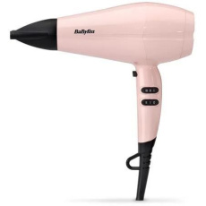 BaByliss 5337PRE fén na vlasy, 2200 W, ionizace, 2 rychlosti, 3 teploty, závěsné očko, růžový