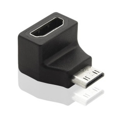 Adaptér PremiumCord Mini HDMI C - HDMI (M/F), zakrivený 90° Adaptér PremiumCord Mini HDMI C - HDMI (M/F), zakrivený 90°