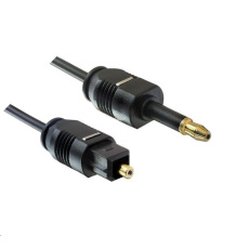 PREMIUMCORD Kábel 3,5 mm mini Toslink - Toslink, OD:2.2 mm, dĺžka 1 m PREMIUMCORD Kábel 3,5 mm mini Toslink - Toslink, OD:2.2 mm, dĺžka 1 m