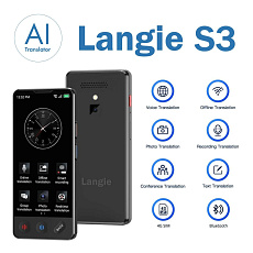 BAZAR - LANGIE S3 - kapesní překladač - Poškozený obal (Komplet)