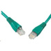 Solarix Patch kábel CAT5E UTP PVC 7m zelený odolný proti zachytávaniu C5E-114GR-7MB