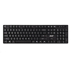 ACER Wireless klávesnice 2,4GHz RF, AKR110, dosah až 10 m, membránové klávesy, životnost až 5 mil. úhozů, voděodolná