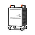 PORT CONNECT CHARGING CABINET 20 Notebooks + RACK 1xU 19’’, černý a béžový