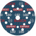 Bosch brusný kotouč EXPERT O780 s fólií, 125 mm, G180