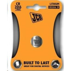 JCB knoflíková lithiová baterie CR2016, blistr 1 ks JCB knoflíková lithiová baterie CR2016, blistr 1 ks