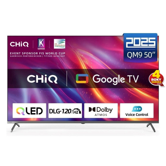 CHiQ U50QM9G TV 50", UHD QLED Google TV CHiQ U50QM9G TV 50", UHD QLED Google TV