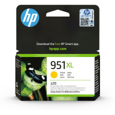 HP 951XL Yellow Ink Cart, 17 ml, CN048AE (1,500 pages) HP 951XL Yellow Ink Cart, 17 ml, CN048AE (1,500 pages)
