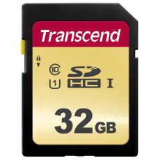 Karta TRANSCEND SDHC 32GB 500S, UHS-I U1 (R:95/W:35MB/s)