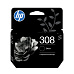 HP 308 Black Original Ink Cartridge (160 pages)