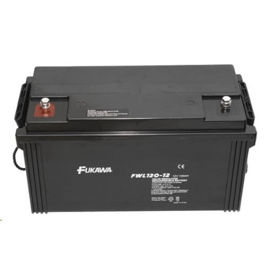 Batéria - FUKAWA FWL 120-12 (12V/120Ah - M8), životnosť 10 rokov
