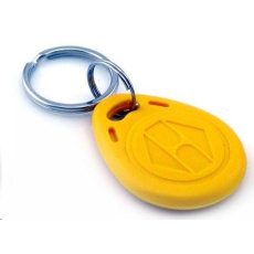 Kľúčenka ESES RFID, 125 KHz, žltá, s vyrazeným číslom, 100 ks