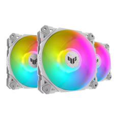 ASUS ventilátor TUF GAMING TF120 ARGB 3IN1 WHITE, 3x120mm PC case fan ASUS ventilátor TUF GAMING TF120 ARGB 3IN1 WHITE, 3x120mm PC case fan