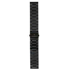 Garett řemínek 22 mm, černý kovový, typ Solid Garett řemínek 22 mm, černý kovový, typ Solid