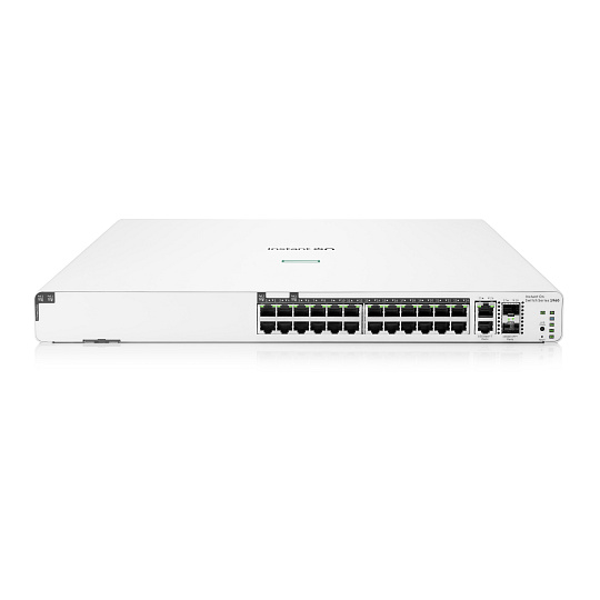 HPE Networking Instant On Switch 20p Gigabit CL4 4p Gigabit CL6 PoE 2p 10GBT 2p SFP+ 370W 1960 (JL807A). HPE Networking Instant On Switch 20p Gigabit CL4 4p Gigabit CL6 PoE 2p 10GBT 2p SFP+ 370W 1960 (JL807A).