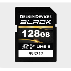 Delkin SDXC BLACK Rugged UHS-II R300/W250 (V90) 128GB (new) Delkin SDXC BLACK Rugged UHS-II R300/W250 (V90) 128GB (new)