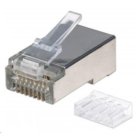 Intellinet konektor RJ45, Cat6, tienený STP, 50µ, drôt a kábel, 90 ks v balení