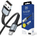 3mk kabel Hyper Cable N-SERIES A to Micro 1m 5V/2.4A 12W White / Black