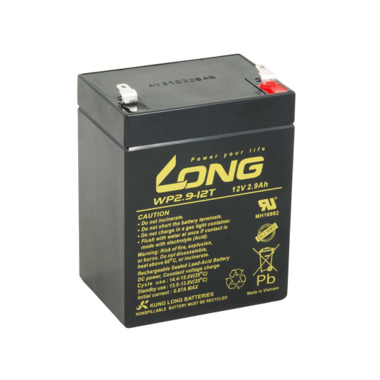 LONG batéria 12V 2,9Ah F1 (WP2.9-12T)