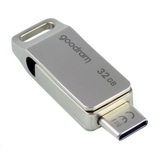 GOODRAM Flash disk 32 GB ODA3, USB 3.2, strieborná