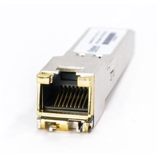 SFP+ transceiver 10Gbps, 10GBASE-T, do 30m (CAT 6A či 7), RJ-45, 0 až 70°C, FORTINET komp.