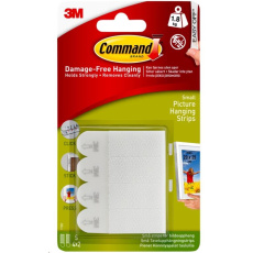 3M COMMAND nalepovací systém rámečků na zeď S-1.8kg, bílá 3M COMMAND nalepovací systém rámečků na zeď S-1.8kg, bílá