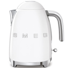 Smeg KLF03WHEU, rychlovarná konvice, 1,7 l, (7 šálků), 2400 W, styl 50. let, bílá